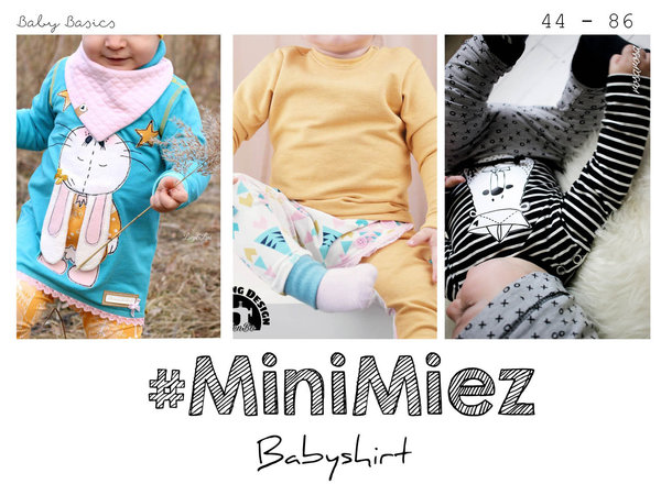 Babyshirt Mini Miez 44 - 86