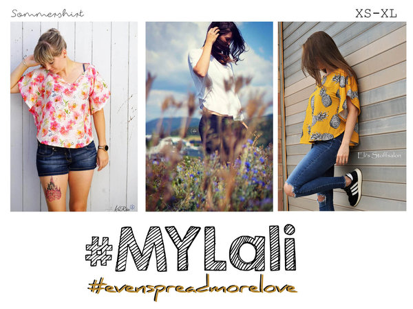 Sommershirt #MyLali Gr. XS - XL